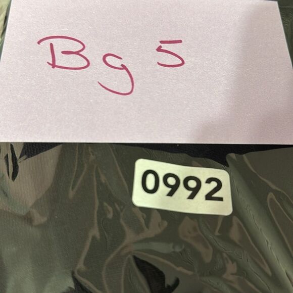 Marie St. Monet Sleeveless Top Black with Aqua Trim Sz 2X - Picture 6 of 6